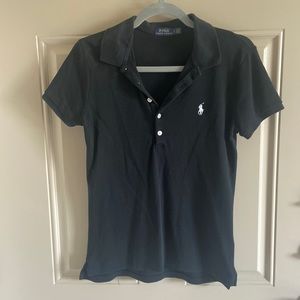 Ralph Lauren Black Polo Top